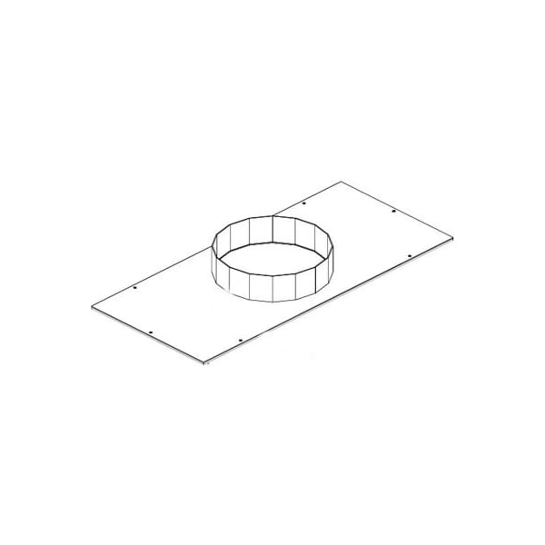 Envirco 8" Dia. Duct Collar For Hospi-Gard IsoClean Units
